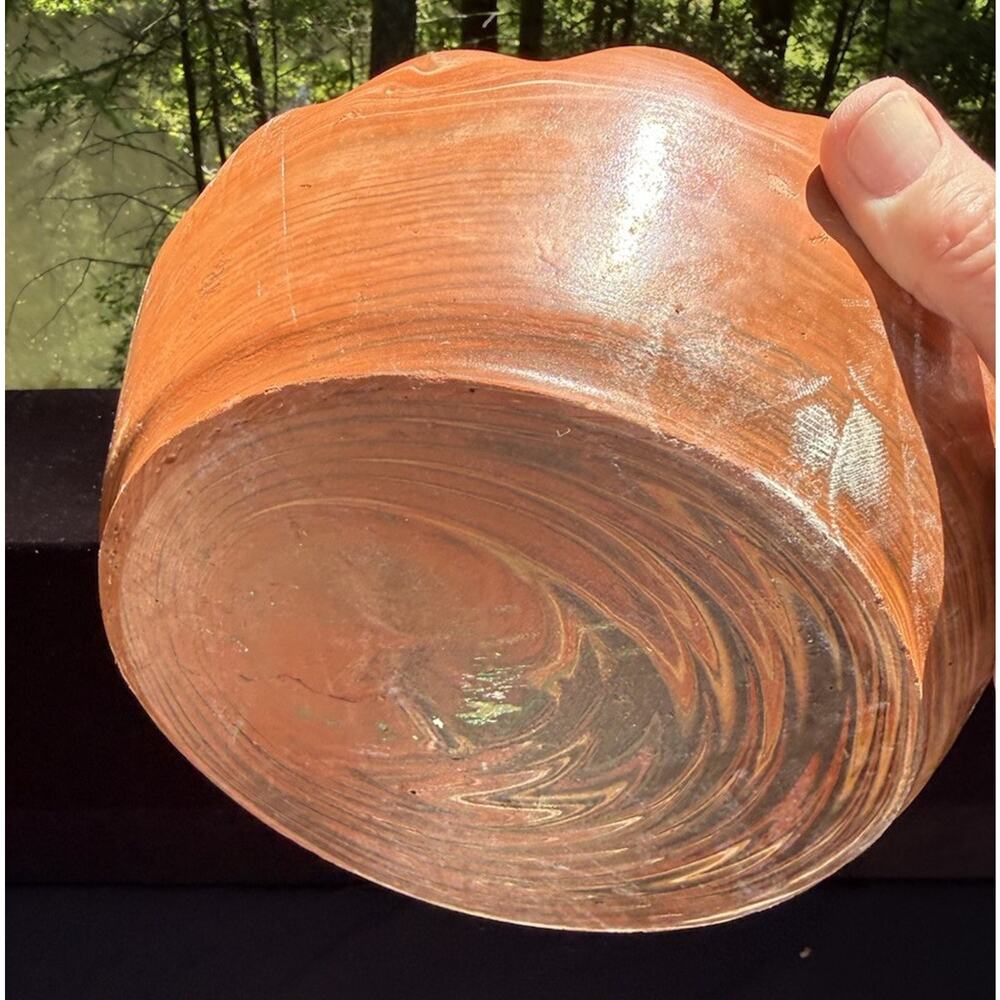 Comanche Pottery Inc Comanche Texas Earth Tone Key Pattern Swirl Clay #100